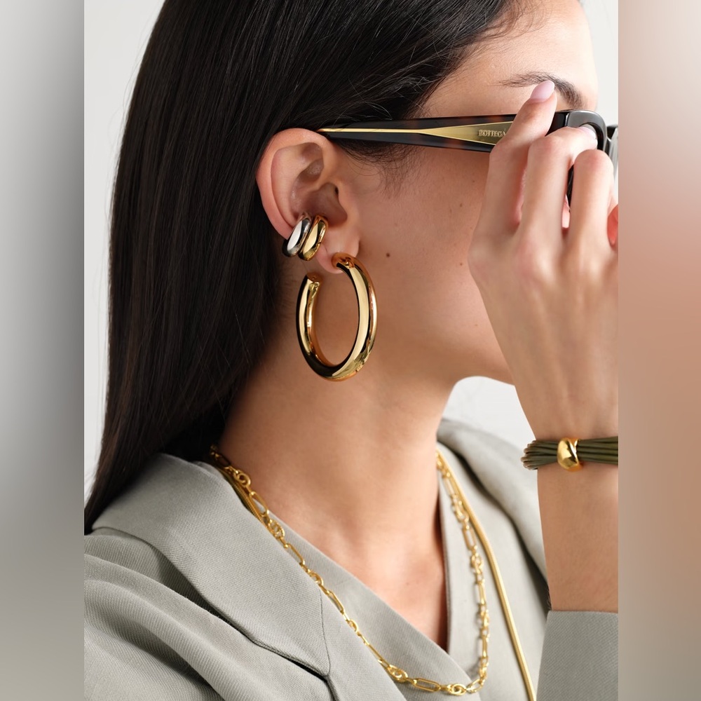 Brand New! Jennifer Fisher 2" Jamma Hoop Earrings